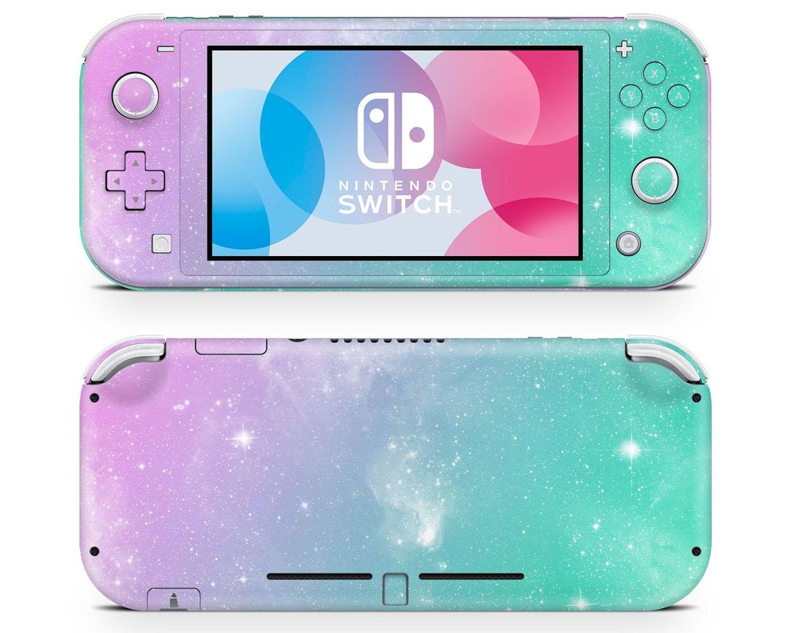 Bunke af Meander influenza Purple Teal Galaxy Nintendo Switch Lite Skin – Lux Skins Official