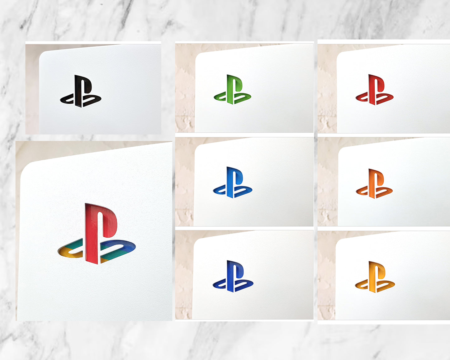Classic PS5 Logo Underlay Set PlayStation Decals