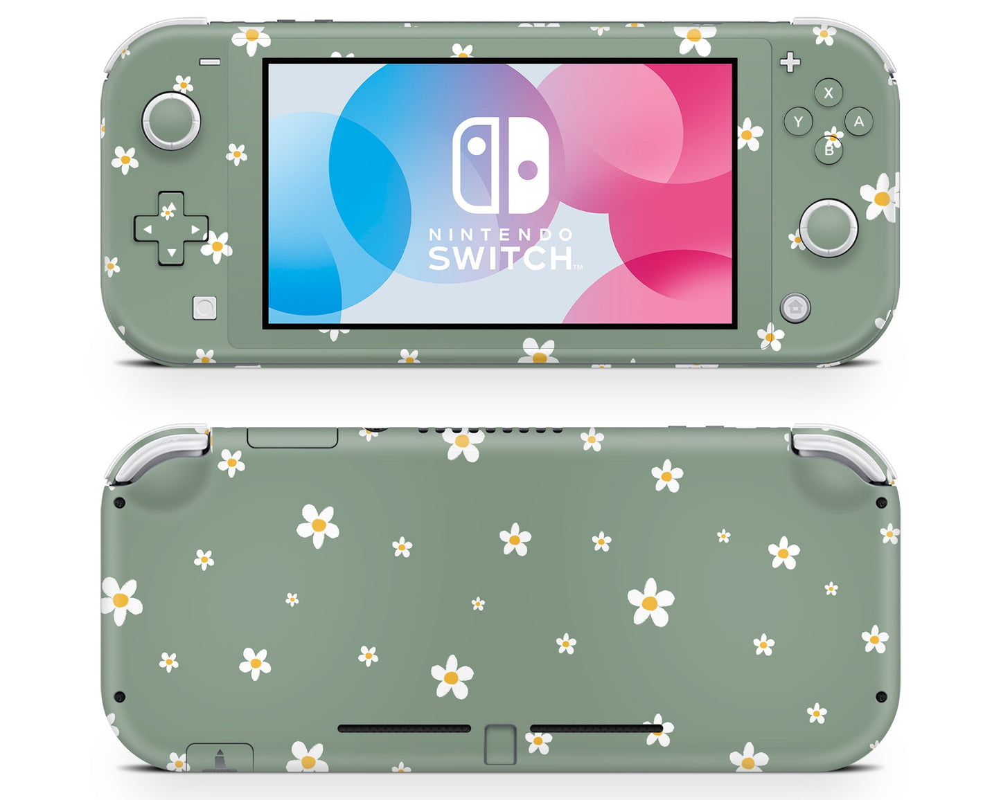 Forest Daisy Nintendo Switch Lite Skin