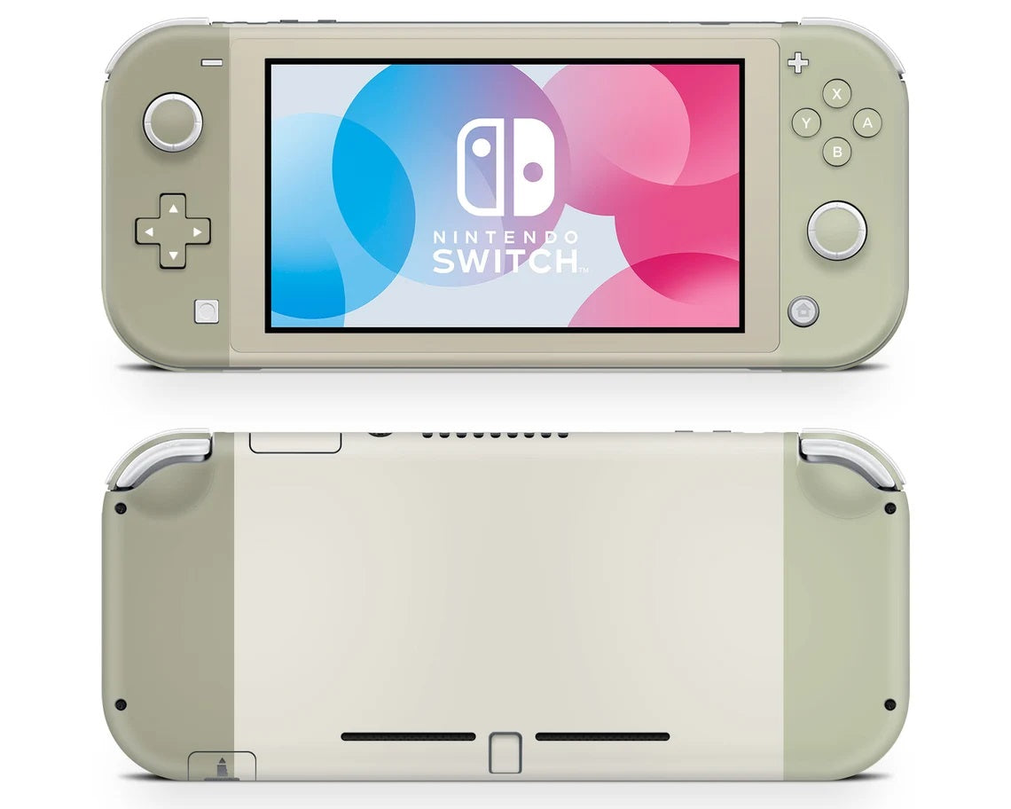 Cosy Matcha Green Nintendo Switch Lite Skin