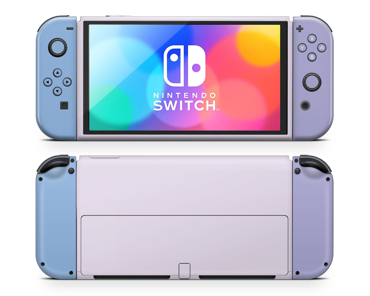 Purple Haze Retro Color Blocking Nintendo Switch OLED Skin