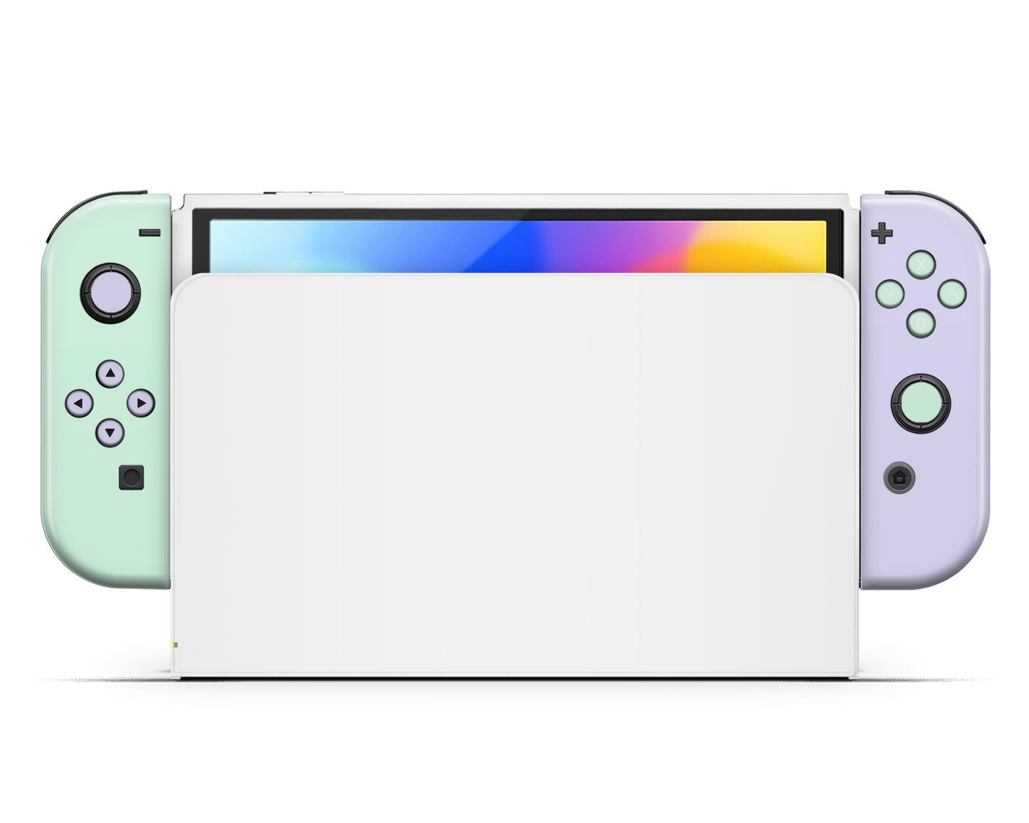 Retro Mint Purple Disco Gaming Nintendo Switch OLED Skin