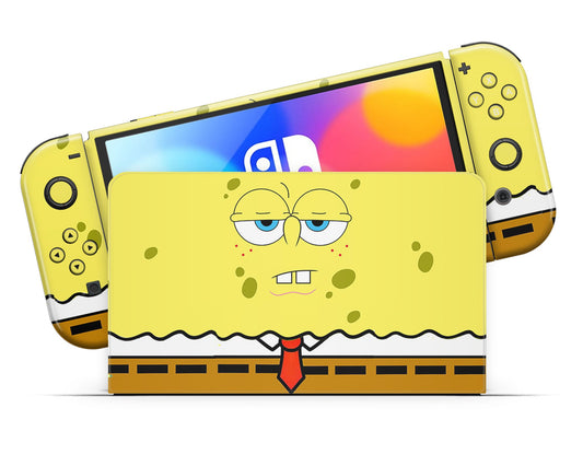 Lux Skins Nintendo Switch OLED Spongebob Squarepants Full Set Skins - Pop culture  Skin
