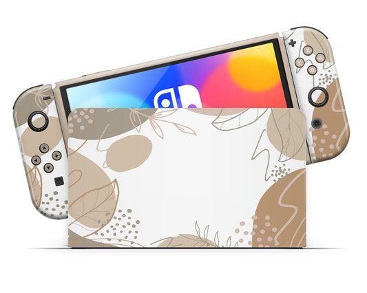 Lux Skins Nintendo Switch OLED Natural Abstract Nintendo logo Skins - Pattern Abstract Skin