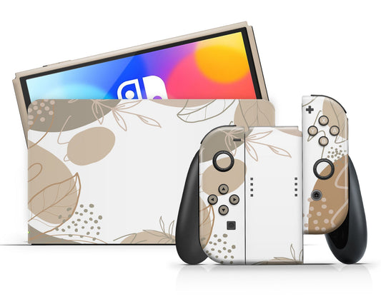Lux Skins Nintendo Switch OLED Natural Abstract Classic no logo Skins - Pattern Abstract Skin