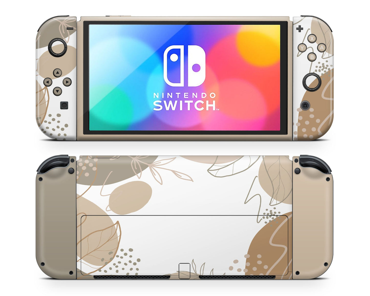 Lux Skins Nintendo Switch OLED Natural Abstract Classic no logo Skins - Pattern Abstract Skin