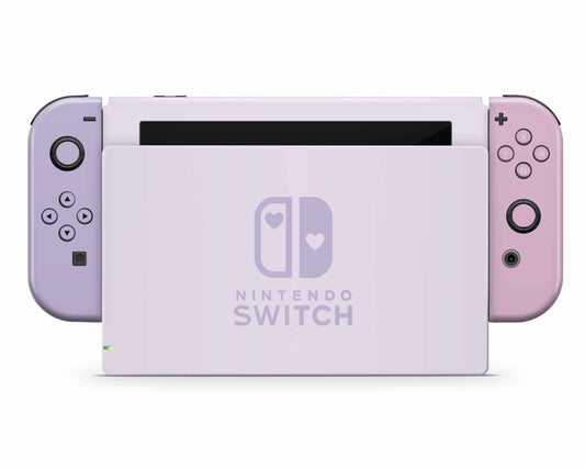 Wisteria Dream Purple Colorwave Nintendo Switch OLED Skin