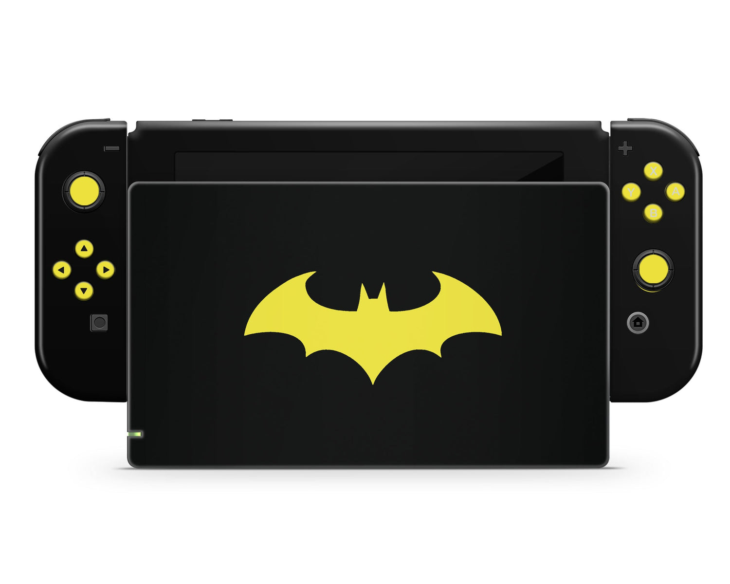 Lux Skins Nintendo Switch Batman Logo Yellow Joycons Only Skins - Pop culture Batman Skin