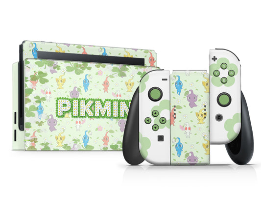 Lux Skins Nintendo Switch Pikmin Green Full Set Skins - Pop culture  Skin