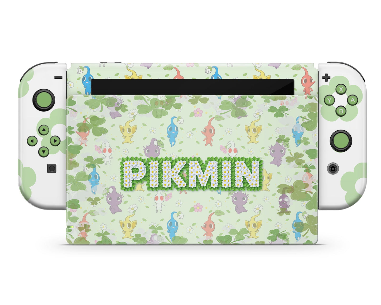 Lux Skins Nintendo Switch Pikmin Green Joycons Only Skins - Pop culture  Skin