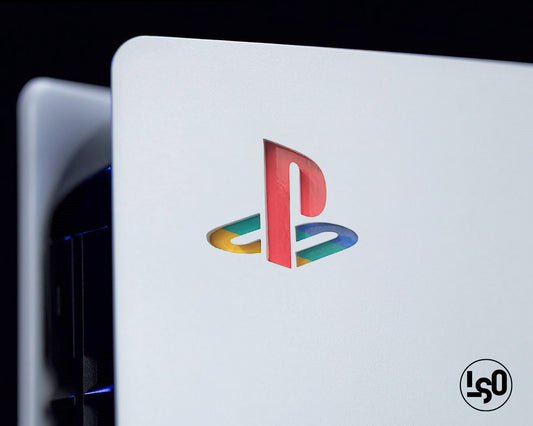 Retro PS5 Logo Underlay Set PlayStation Decals