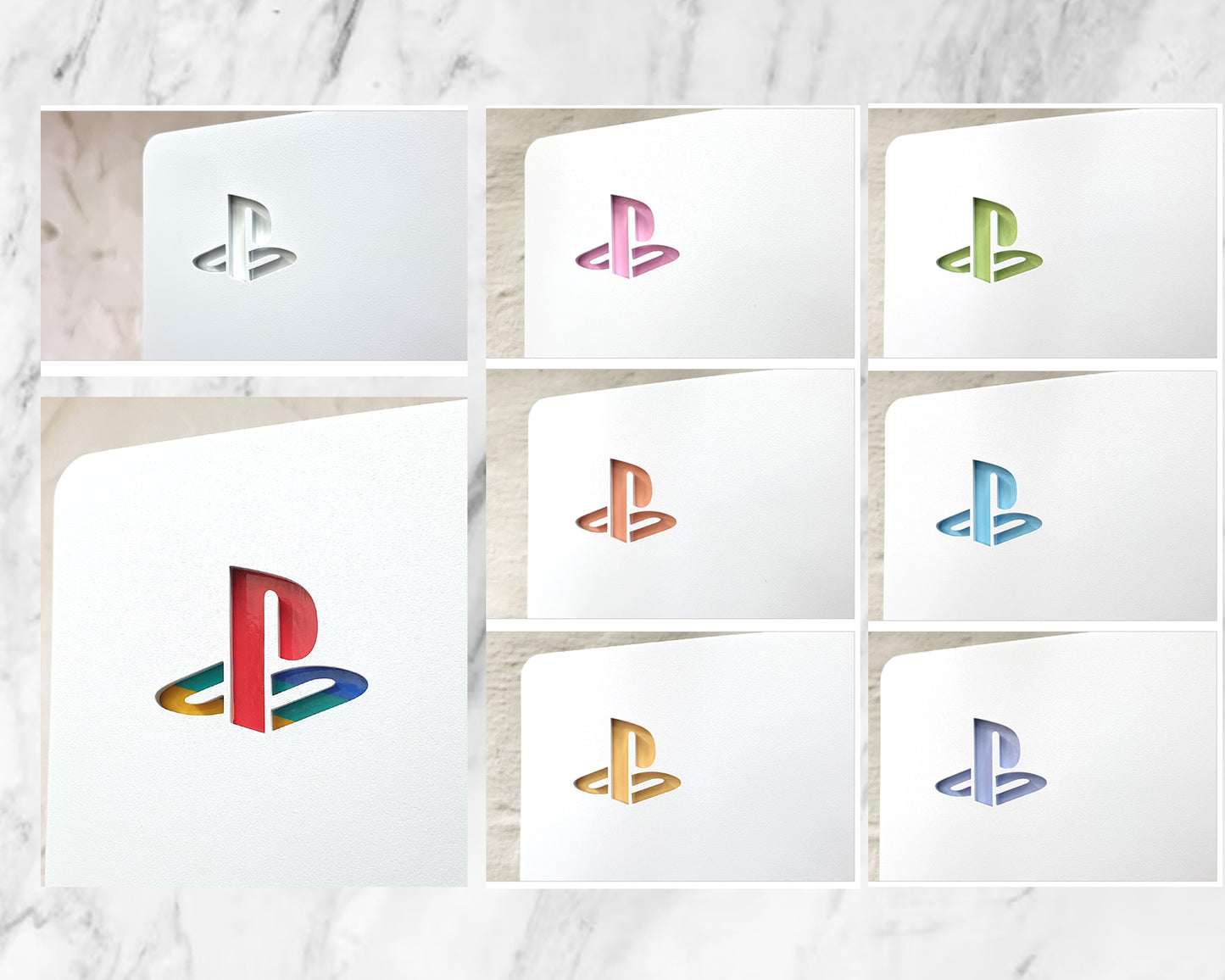 Pastel PS5 Logo Underlay Set PlayStation Decals