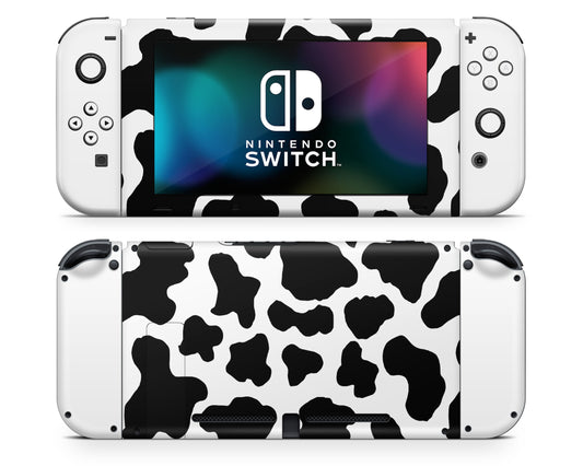 Cow Print Nintendo Switch Skin
