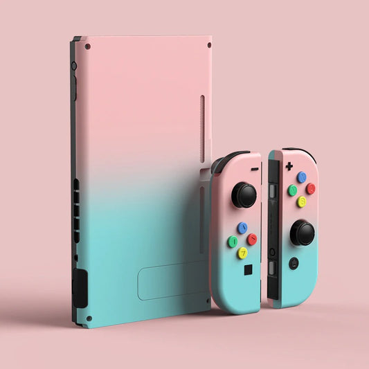 Peach Blue Gradient Nintendo Switch Replacement Shell