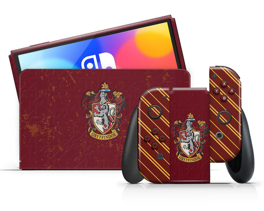 Harry Potter Gryffindor Nintendo Switch OLED Skin