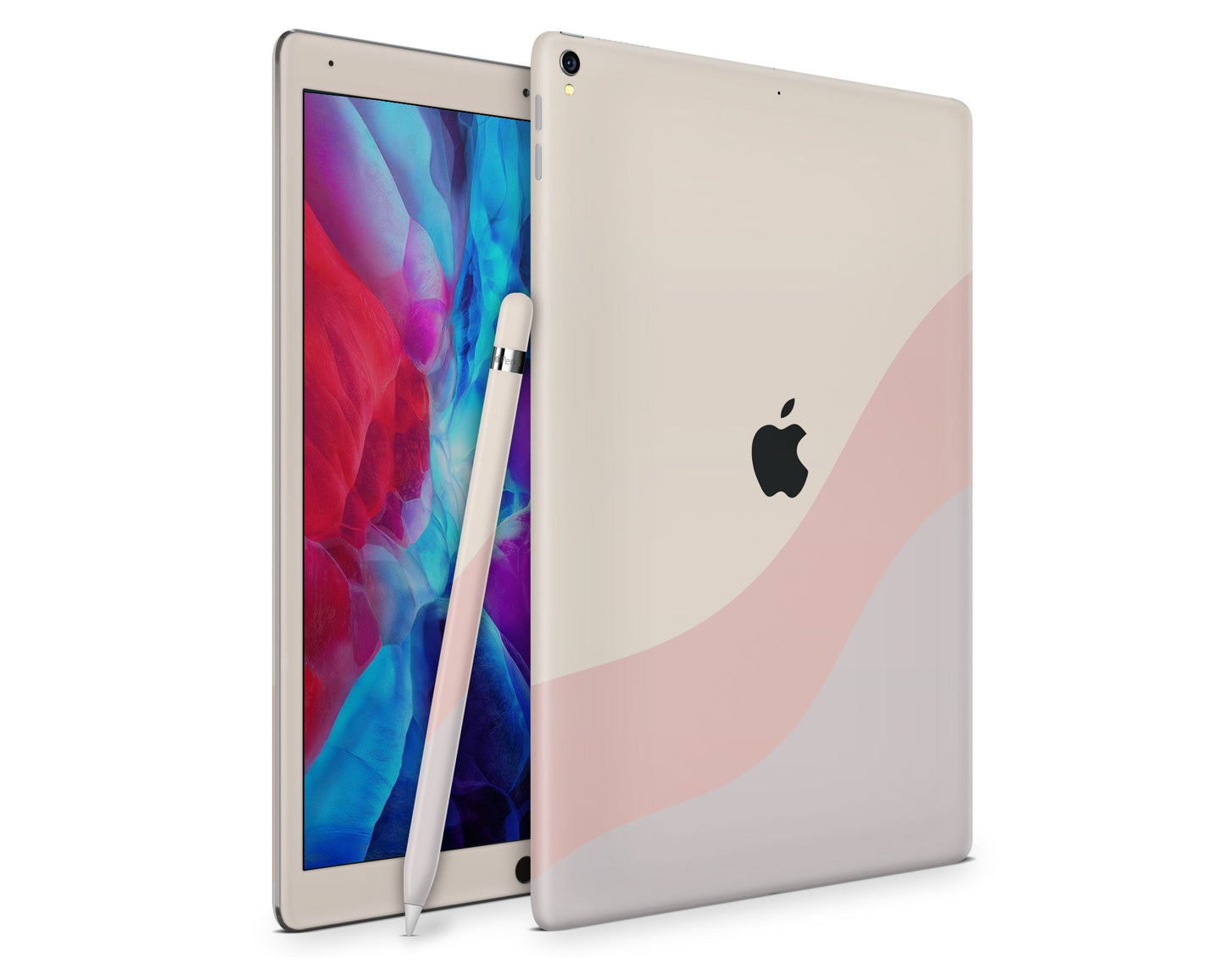 Lux Skins iPad Ceramic Rose Pastels iPad Pro 12.9" Gen 5 Skins - Solid Colours Colour Blocking Skin