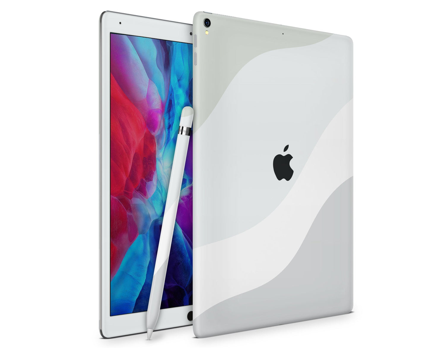 Lux Skins iPad Soft Ocean Breeze Pale Blue iPad Pro 12.9" Gen 5 Skins - Solid Colours Colour Blocking Skin