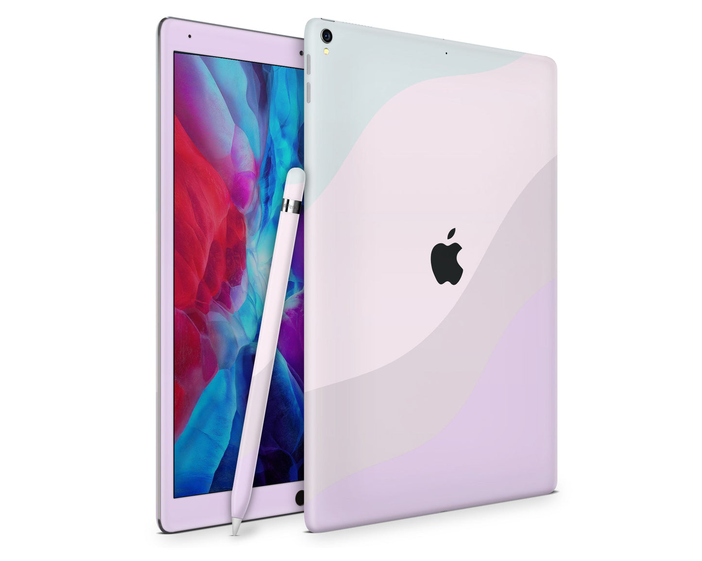 Lux Skins iPad Pastel Cotton Candy iPad Pro 12.9" Gen 5 Skins - Solid Colours Colour Blocking Skin