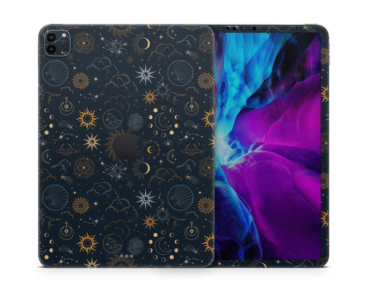 Lux Skins iPad Constellation Stargazing Night iPad Pro 12.9" Gen 5 Skins - Pattern Galaxy Skin