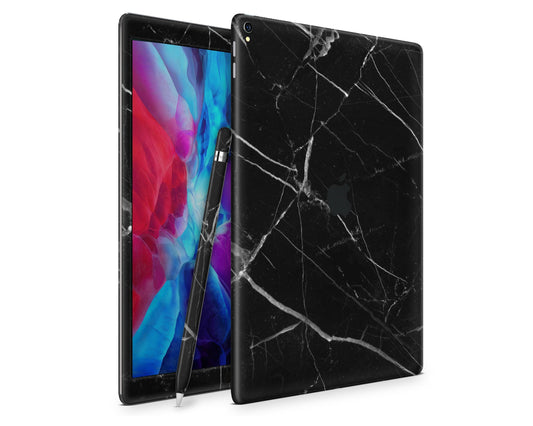 Lux Skins iPad Black Marble iPad Pro 12.9" Gen 5 Skins - Pattern  Skin
