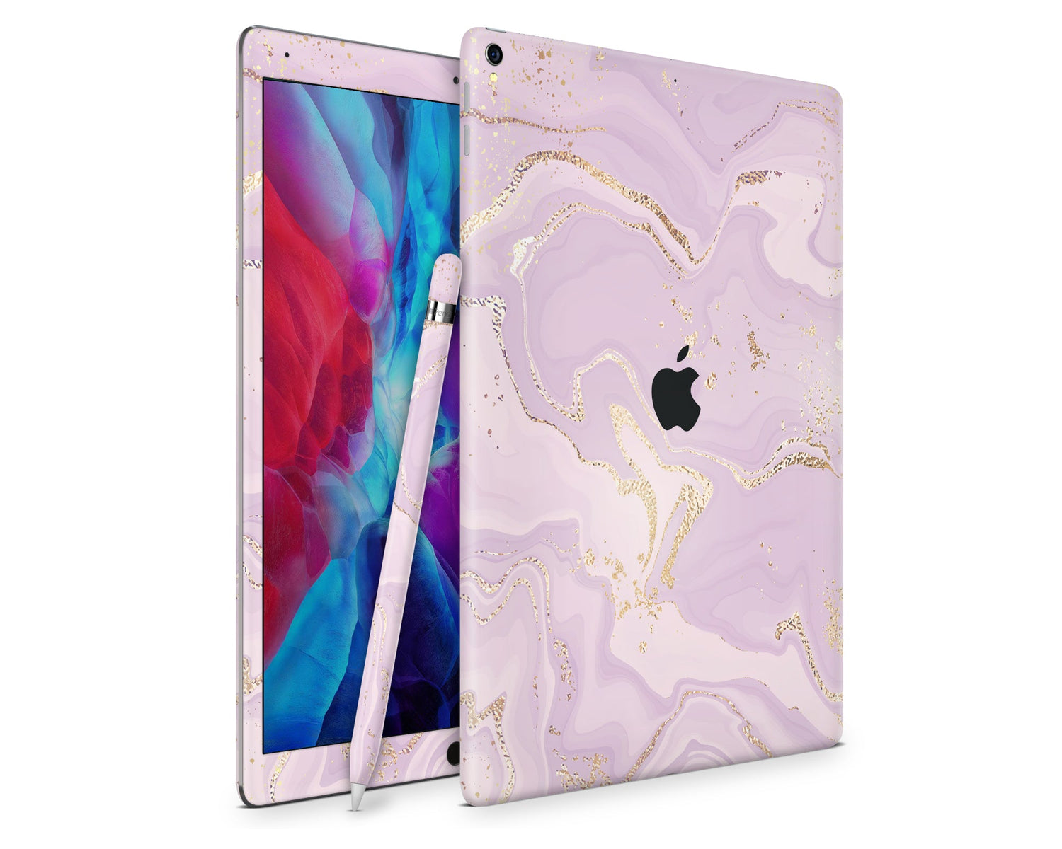 Lux Skins iPad Ethereal Lavender Gold Marble iPad Pro 12.9" Gen 5 Skins - Pattern Marble Skin