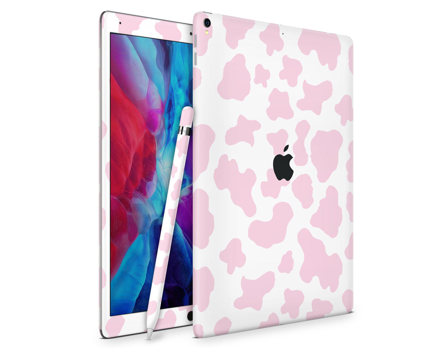 Lux Skins iPad Strawberry Milk Cow Print iPad Pro 12.9" Gen 5 Skins - Art Animals Skin