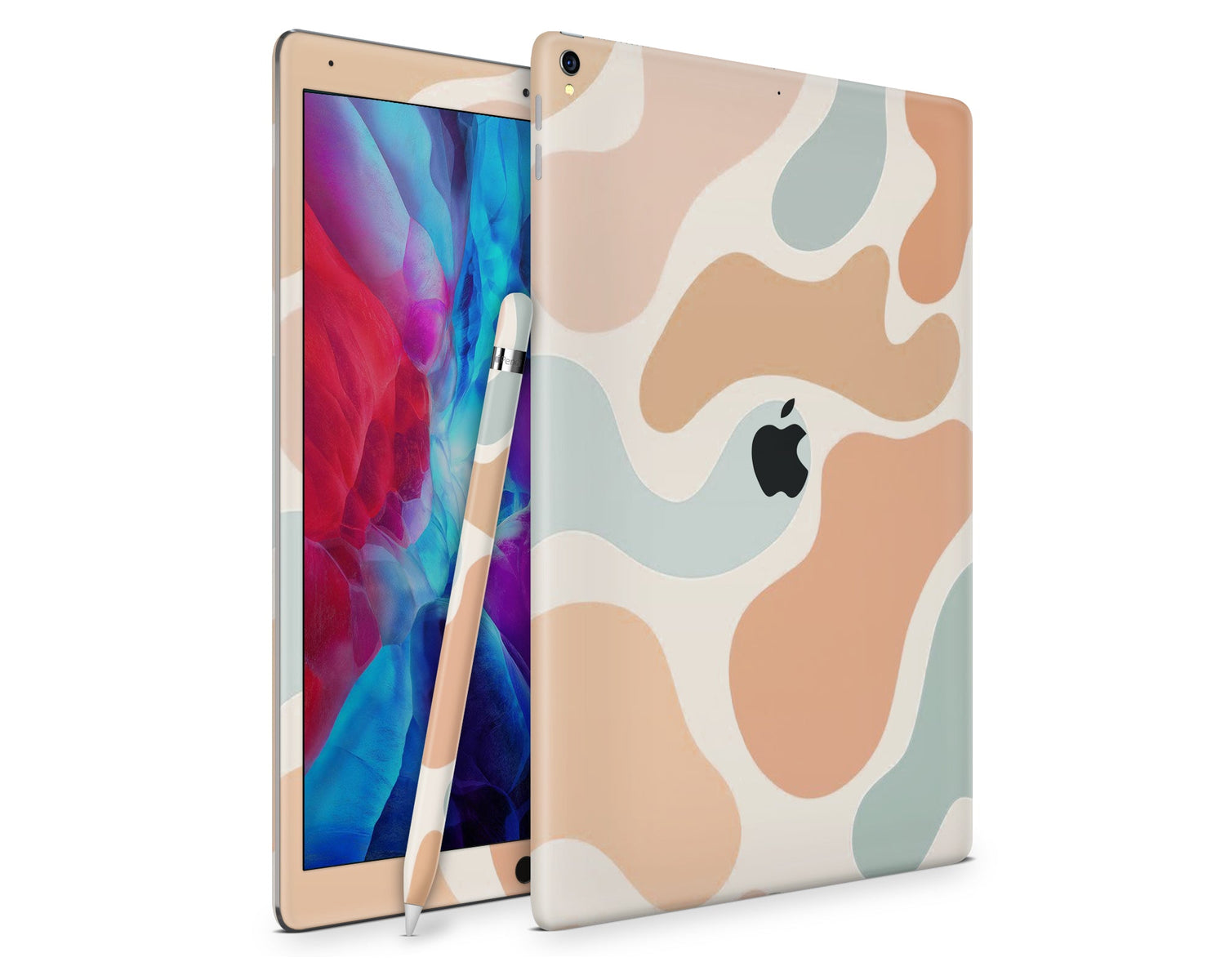 Lux Skins iPad Boho Neutral Cow Print iPad Pro 12.9" Gen 5 Skins - Art Animals Skin