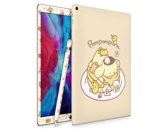Lux Skins iPad Pompompurin Yellow iPad Pro 12.9" Gen 5 Skins - Sanrio Pompompurin Skin