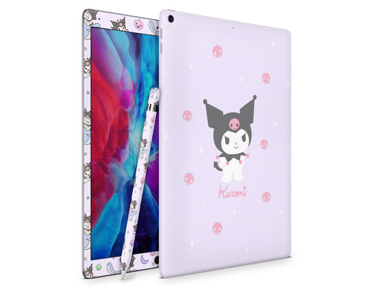 Lux Skins iPad Kuromi Purple iPad Pro 12.9" Gen 5 Skins - Pop culture Sanrio Skin