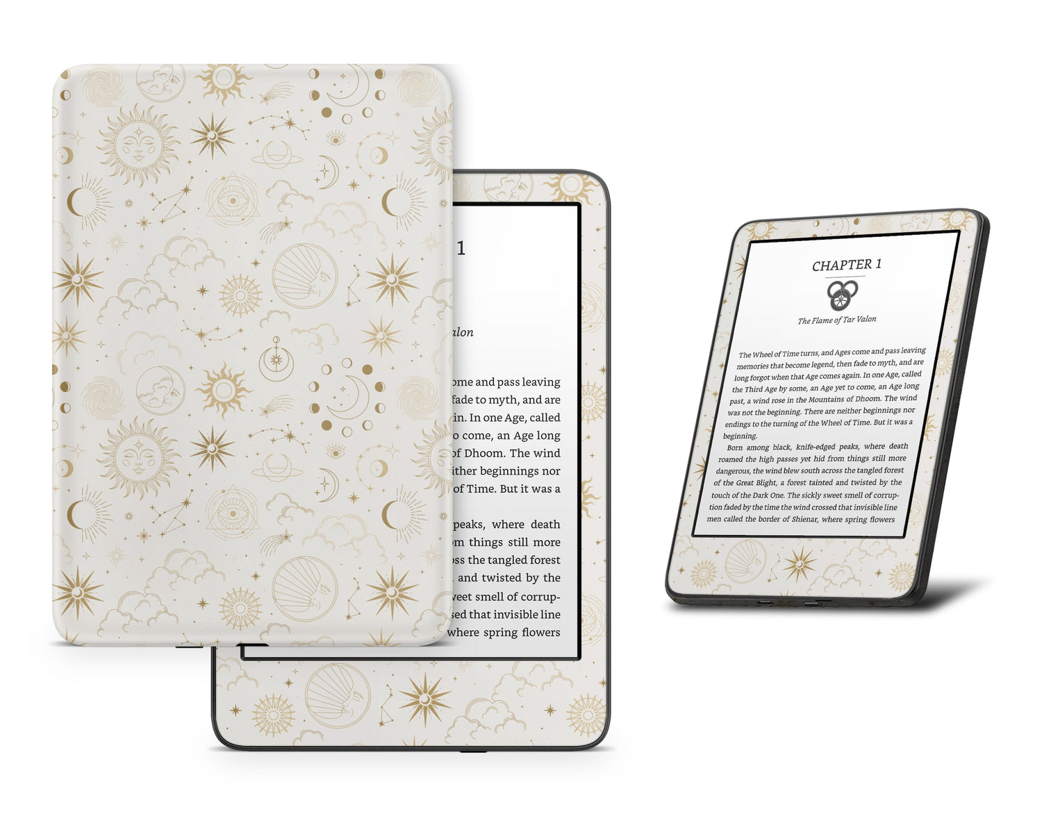 Lux Skins Kindle Constellation Stargazing Day Kindle Gen 10 Skins - Pattern Galaxy Skin