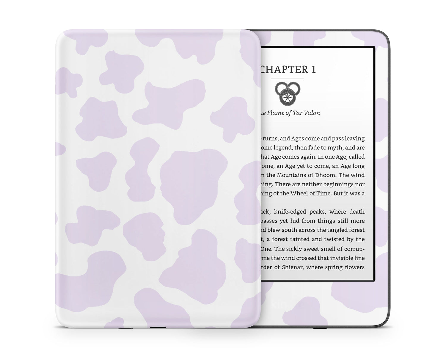 Lux Skins Kindle Purple Cow Print Kindle Gen 11 Skins - Art Animals Skin