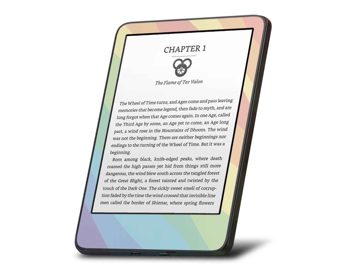 Lux Skins Kindle LGBT Rainbow Kindle Gen 10 Skins - Art Pride Series Skin