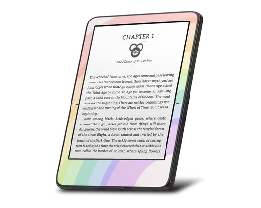Lux Skins Kindle LGBT Rainbow Flag Kindle Gen 10 Skins - Art Pride Series Skin