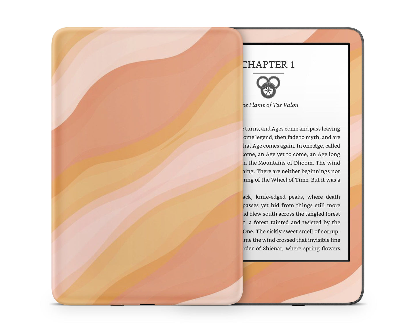 Lux Skins Kindle Sunset in Santorini Kindle Gen 11 Skins - Pattern Abstract Skin