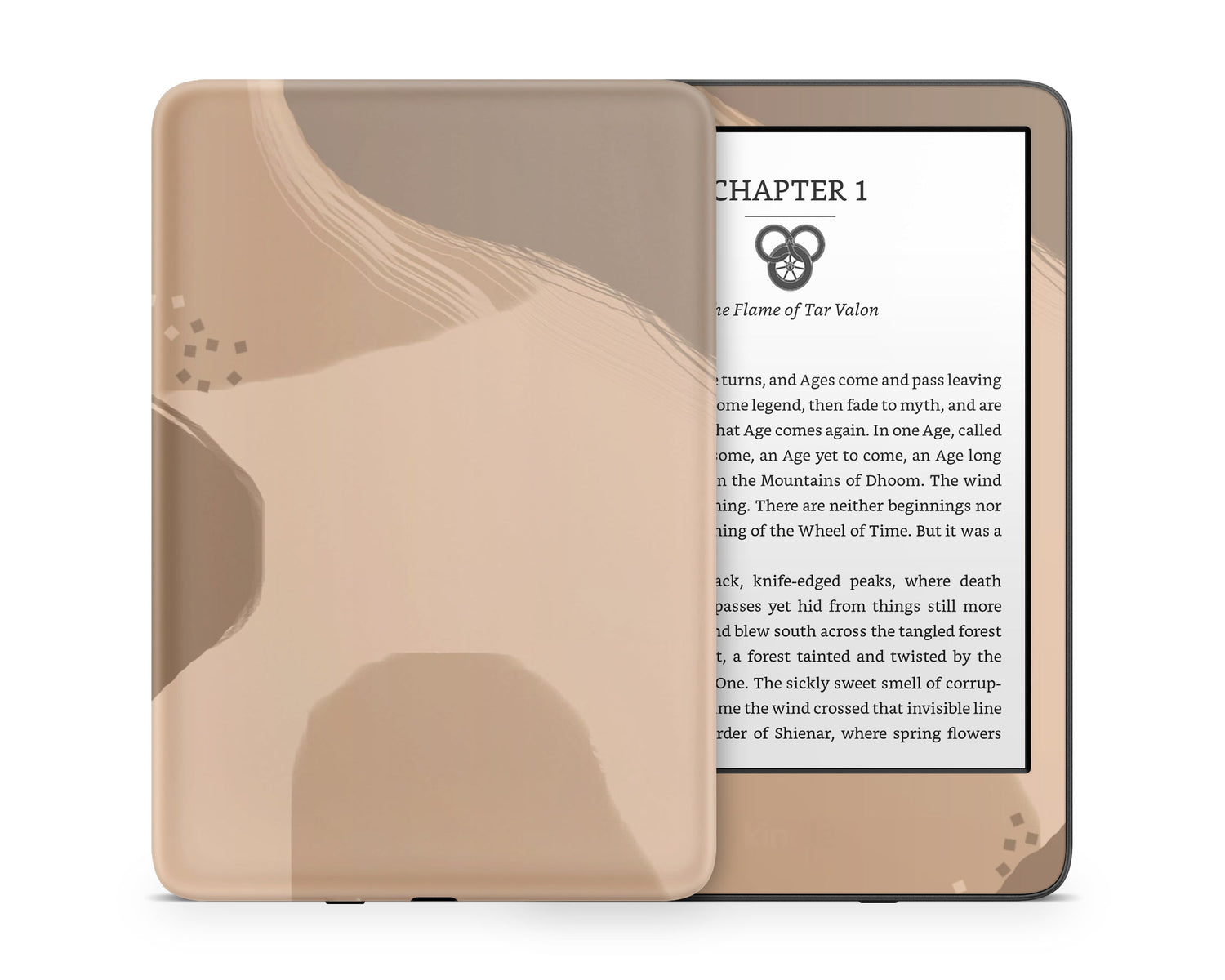 Lux Skins Kindle Coffee Frappe Nude Beige Kindle Gen 11 Skins - Pattern Abstract Skin
