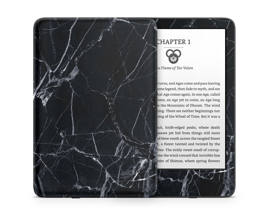 Lux Skins Kindle Black Marble Kindle Gen 11 Skins - Pattern Marble Skin