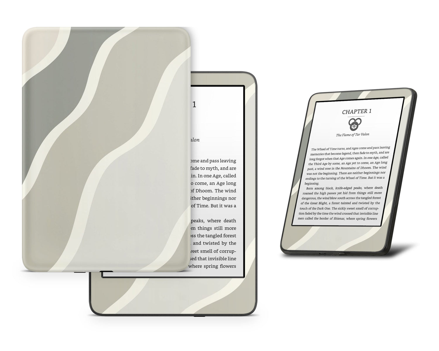 Lux Skins Kindle Soft Breeze Kindle Gen 8 Skins - Art Abstract Skin