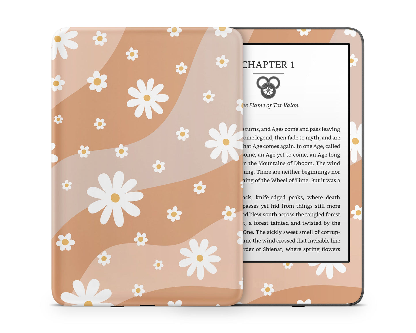 Lux Skins Kindle Summer Daisy Kindle Gen 11 Skins - Art Floral Skin