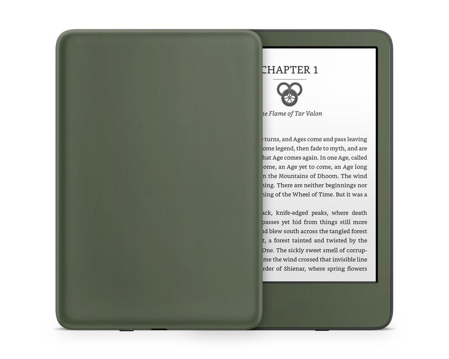 Lux Skins Kindle Khaki Green Kindle Gen 11 Skins - Solid Colours Solid Colours Skin