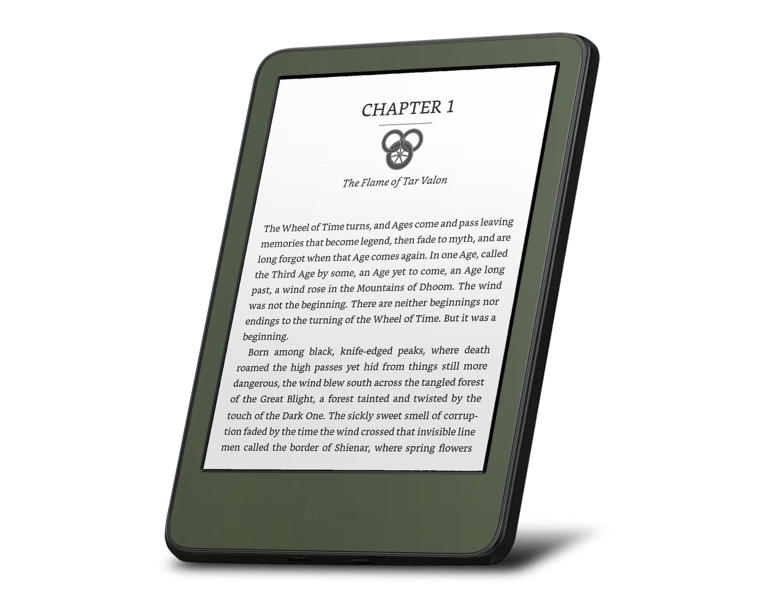 Lux Skins Kindle Khaki Green Kindle Gen 10 Skins - Solid Colours Solid Colours Skin