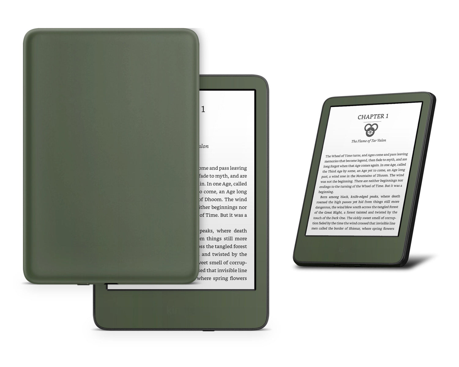 Lux Skins Kindle Khaki Green Kindle Gen 8 Skins - Solid Colours Solid Colours Skin
