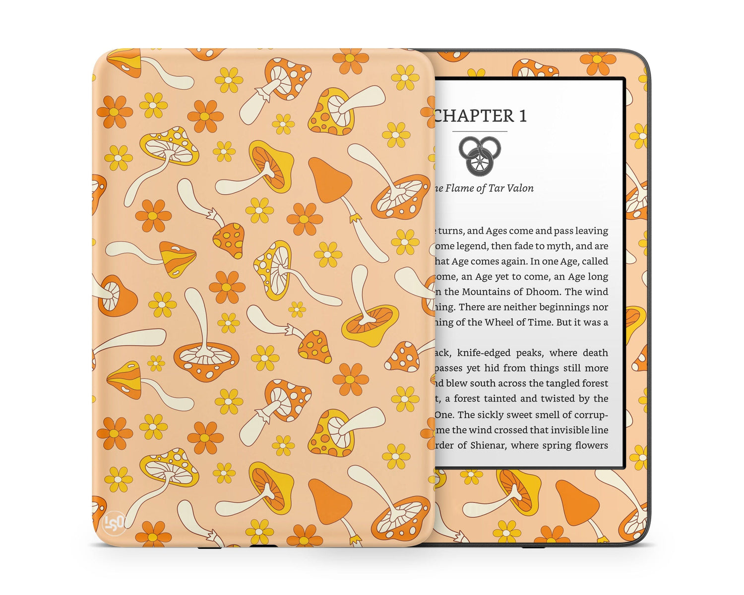 Lux Skins Kindle Groovy Mushroom Kindle Gen 11 Skins - Art Artwork Skin