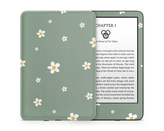 Lux Skins Kindle Forest Daisy Kindle Gen 11 Skins - Art Floral Skin
