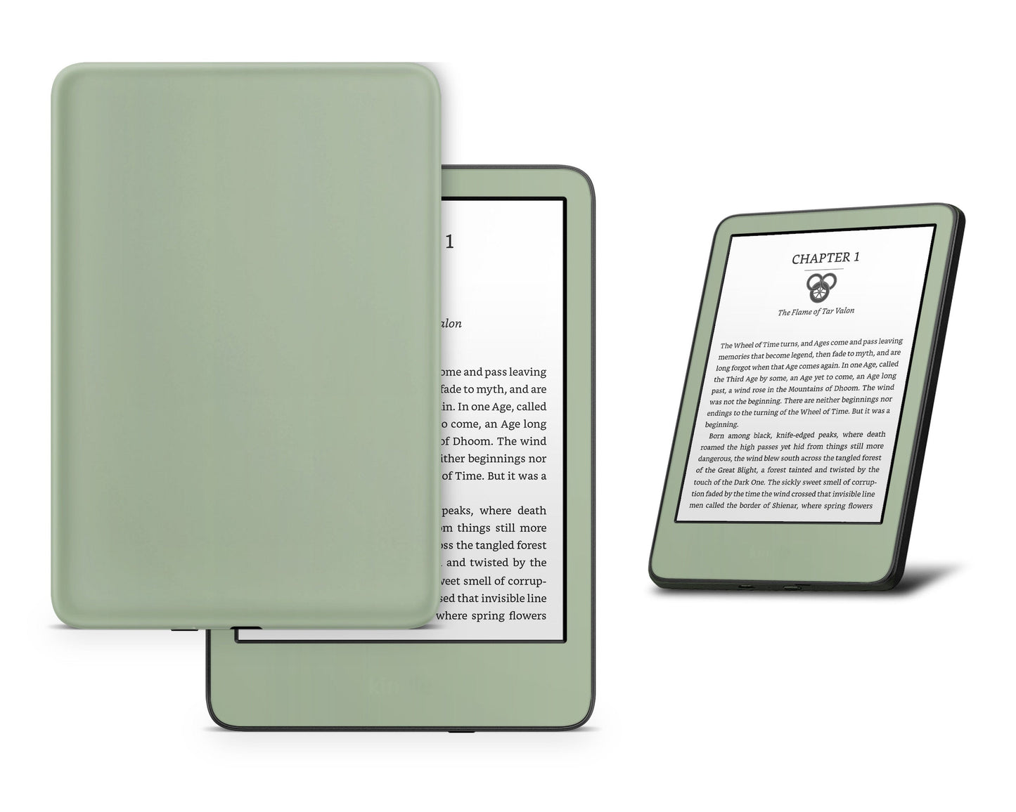 Lux Skins Kindle Clover Green Kindle Gen 8 Skins - Solid Colours Solid Colours Skin