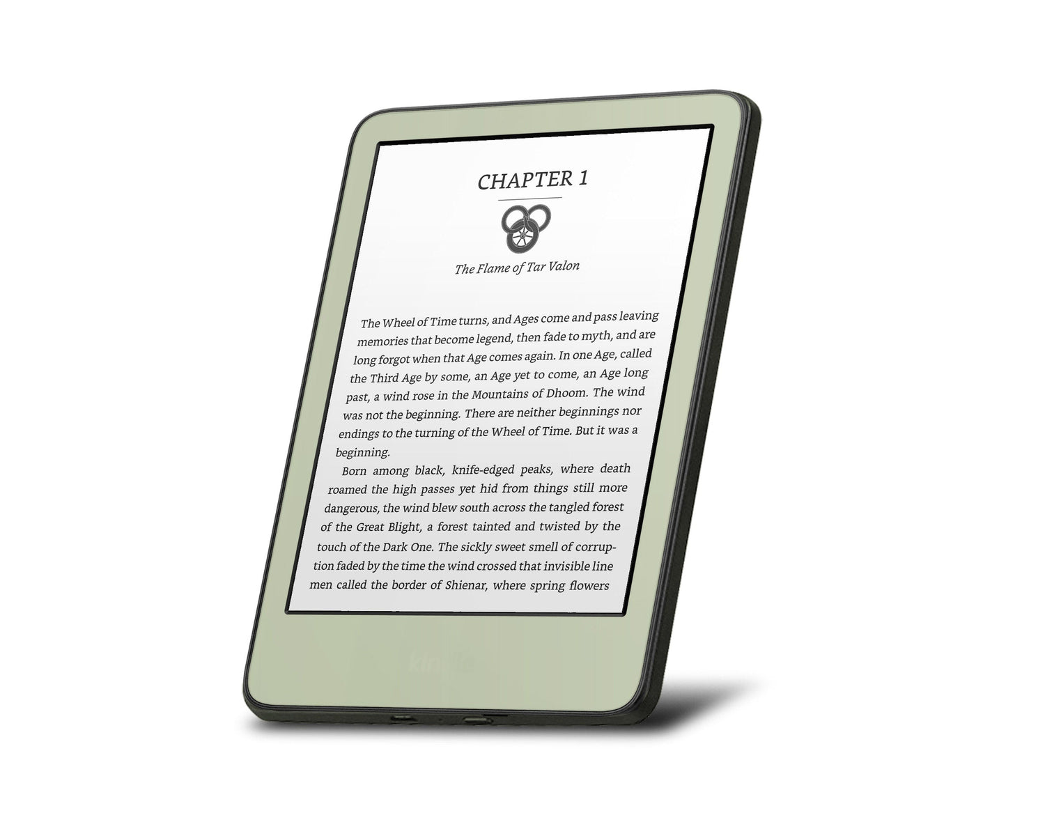 Lux Skins Kindle Matcha Green Kindle Gen 10 Skins - Solid Colours Natural Series Skin