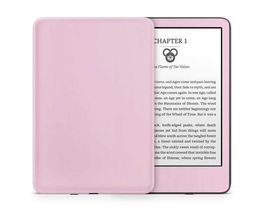 Lux Skins Kindle Baby Pink Kindle Gen 11 Skins - Solid Colours Pastel Series Skin