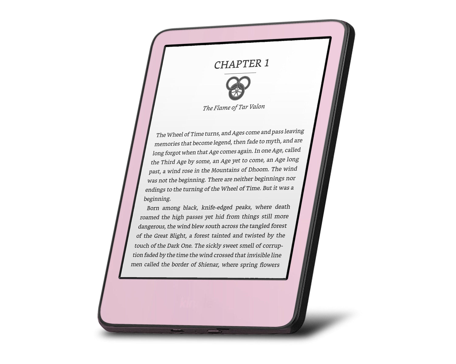 Lux Skins Kindle Baby Pink Kindle Gen 10 Skins - Solid Colours Pastel Series Skin