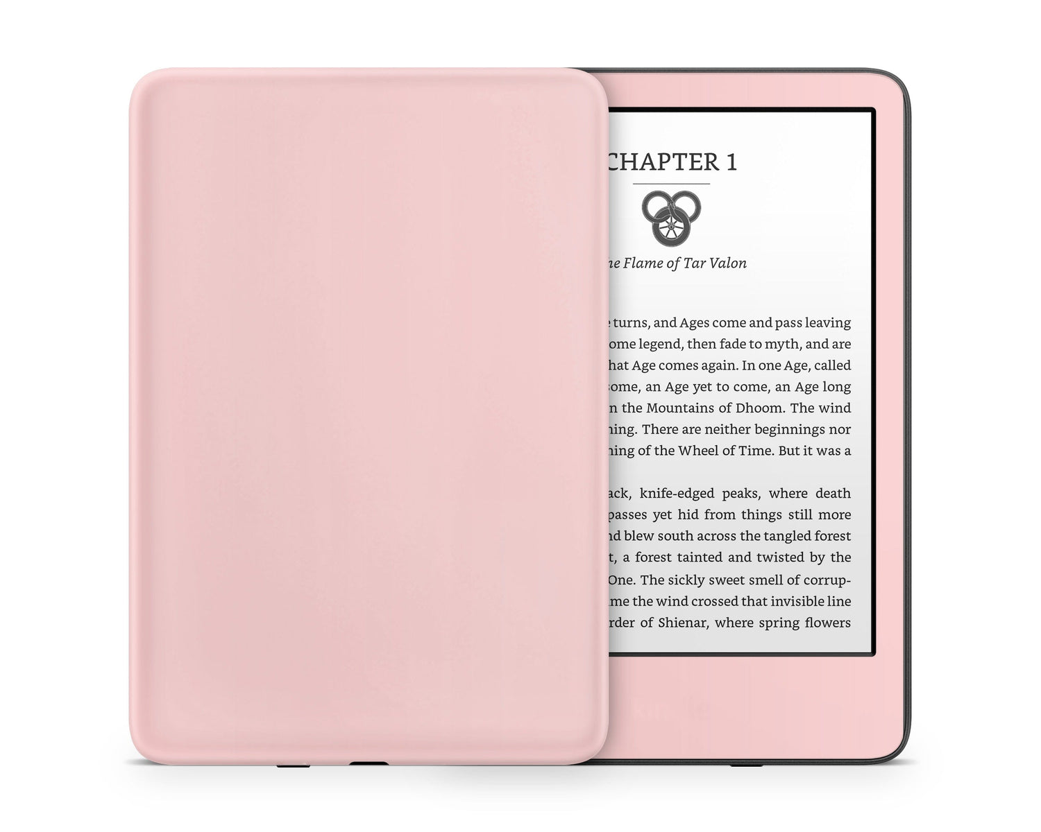 Lux Skins Kindle Sweet Pastel Pink Kindle Gen 11 Skins - Solid Colours Pastel Series Skin