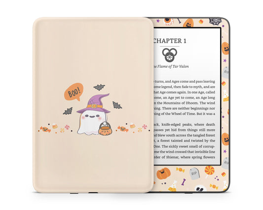 Lux Skins Kindle Cute Halloween Ghost Kindle Gen 11 Skins - Art Animals Skin