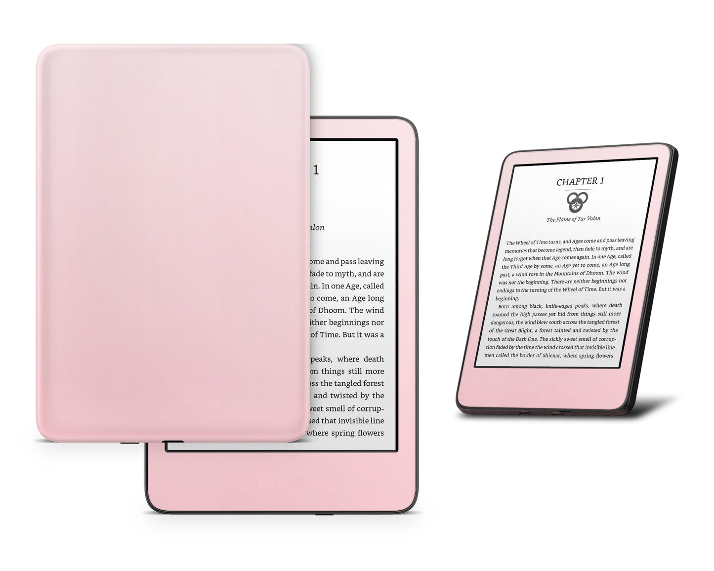 Lux Skins Kindle Baby Pink Gradient Kindle Gen 8 Skins - Solid Colours Gradient Skin